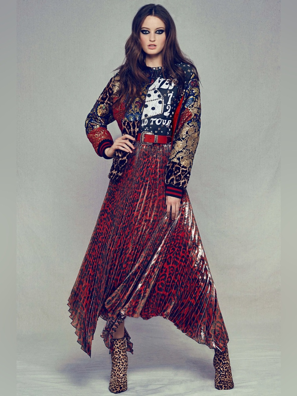 Alice + Olivia Katz pleated skirt 10